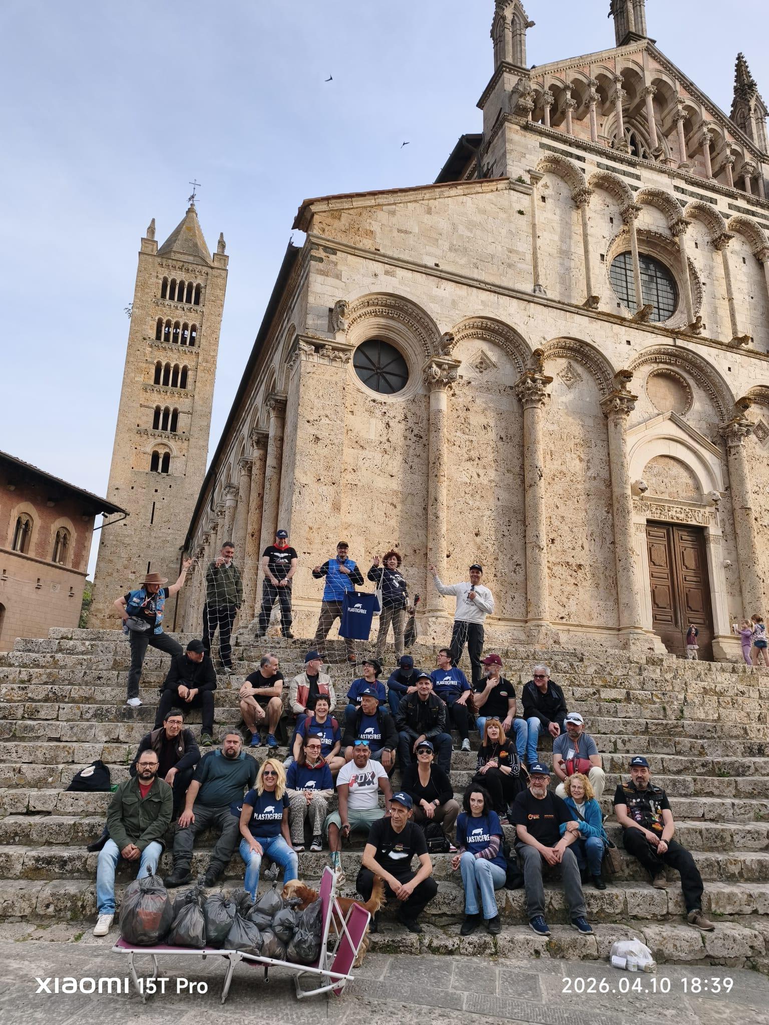 Motori e ambiente insieme a Massa Marittima (GR): volontari in azione per la città